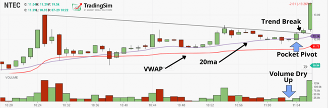 small account strategy with pocket pivots and vdu