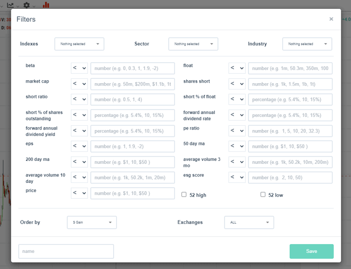 TradingSim Scanner