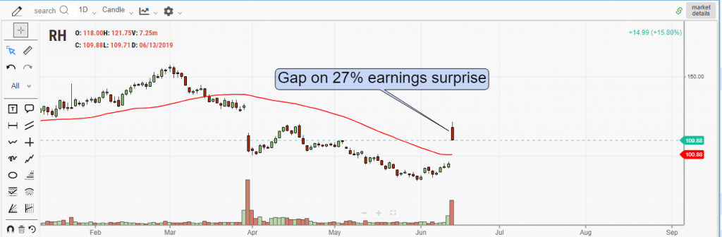 RH Earnings Gap