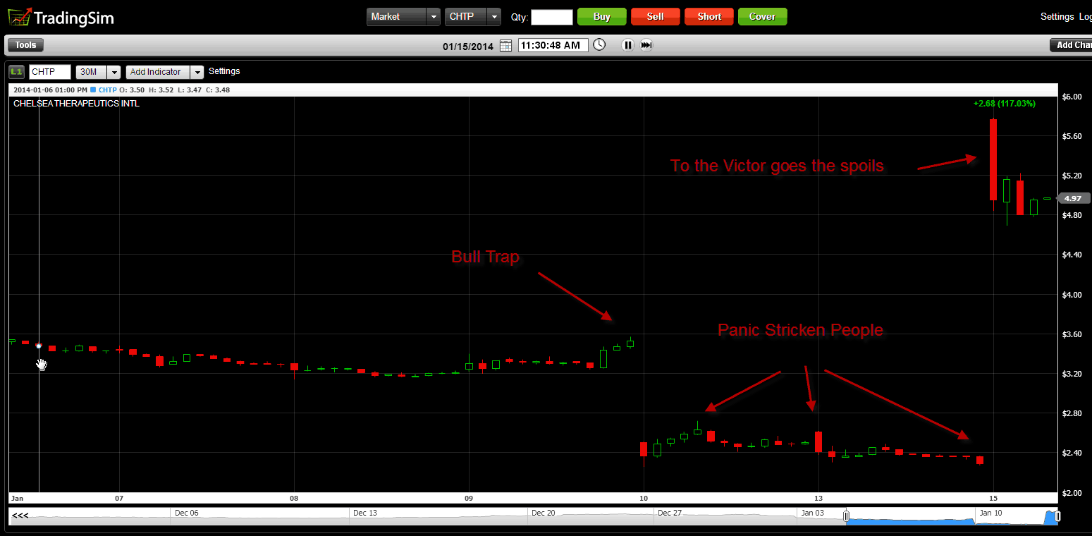 How to escape a bull trap | TradingSim